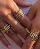 Mouni Stackable Pin Ring
