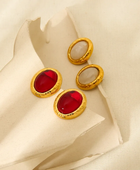 Bloody Red Statement Earrings