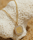 Beni Rose Premium Square Necklace