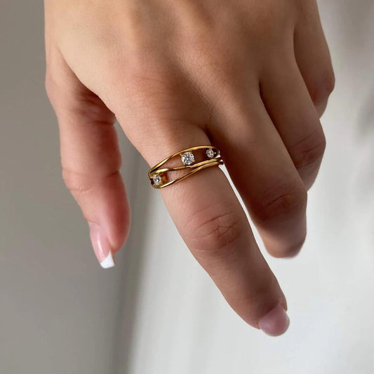 Fasan Diamond Net Ring✨❤️
