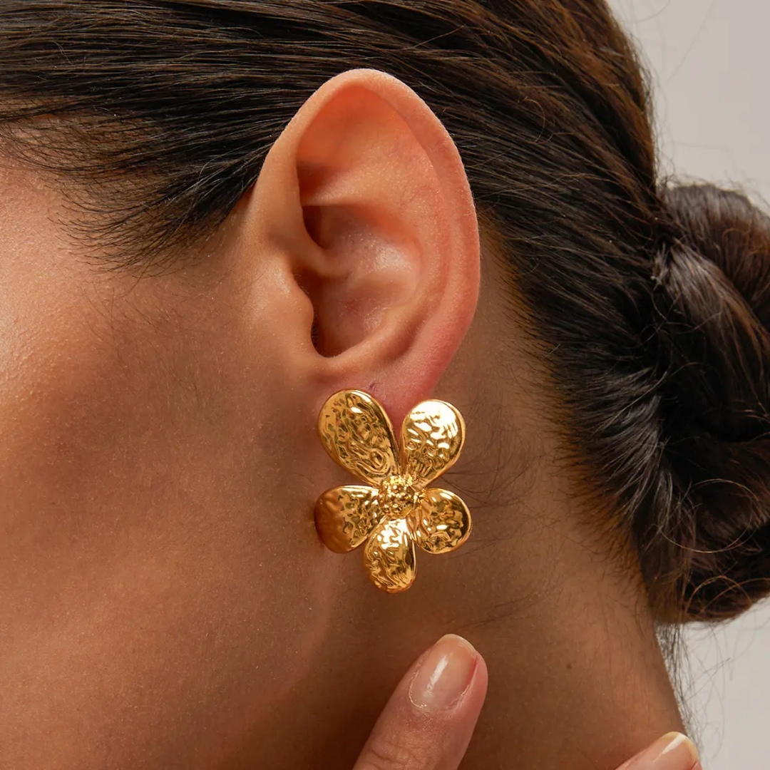 Oliva Big Flower Statement Earrings❤️