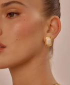 Raiyani Statement Square Earrings