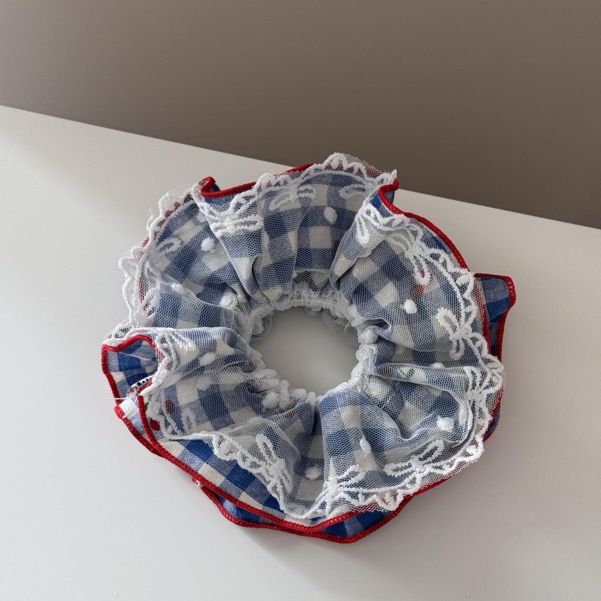 Snow White Lace Scrunchies