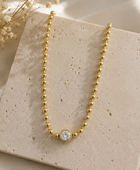 Shion Beaded Diamond Necklace
