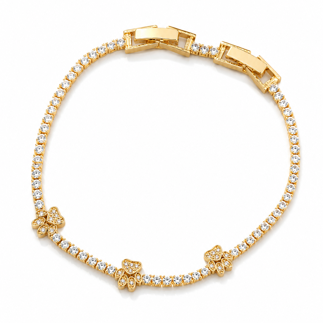 Bunny Paw Tennis Bracelet