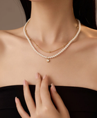 Xavi Pearl Layered Necklace✨