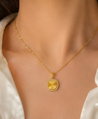 Dauve Square Diamond Necklace