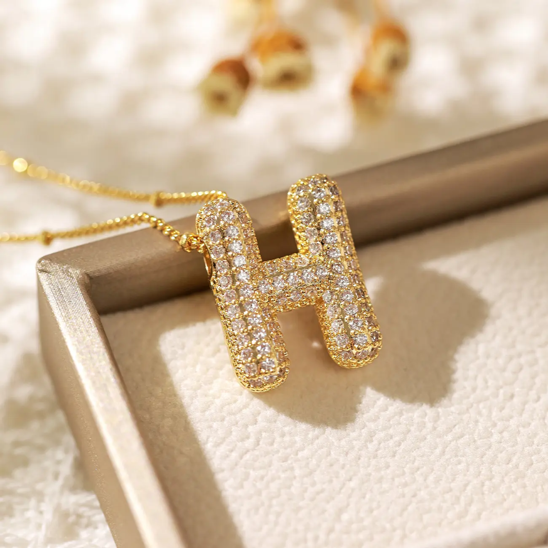 Sparkling Diamond Initial Necklaces✨