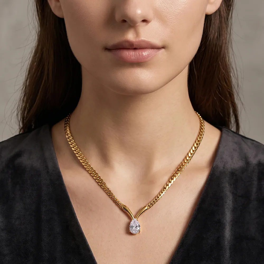 Hawai Statement Diamond Necklace✨