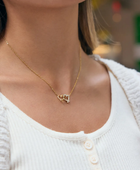 Heart to Heart Diamond Necklace