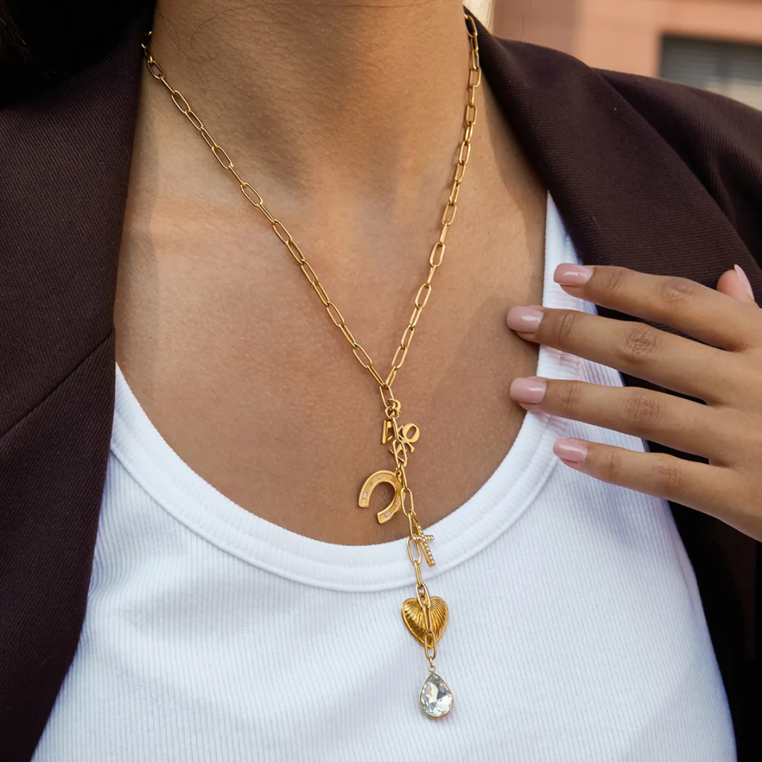 Norway Long Statement Love Necklace