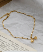 Gleam Balls Gold Anklet