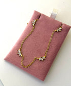 Starley Diamond Leaf Necklace