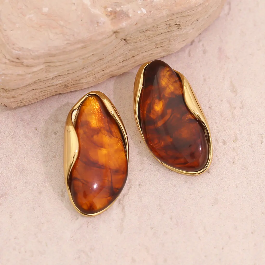 Thalia Stone Statement Earrings