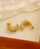 Ellavi Moon Diamond Earrings