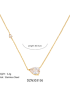 Alisa Drop Diamond Necklace✨