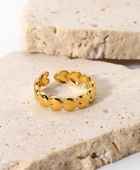 Julie Heart Gold Ring