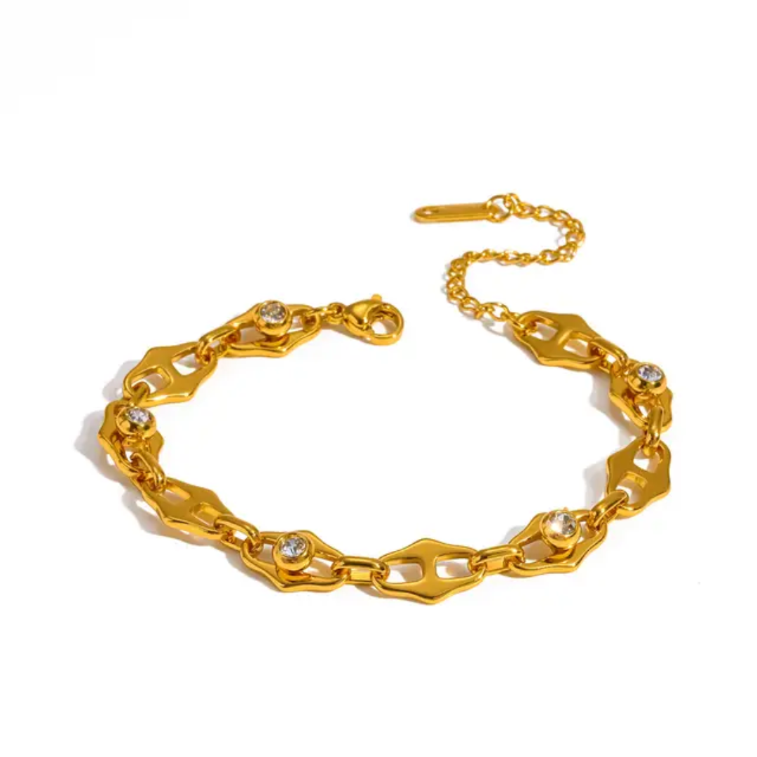 Mesha Linked Diamond Bracelet