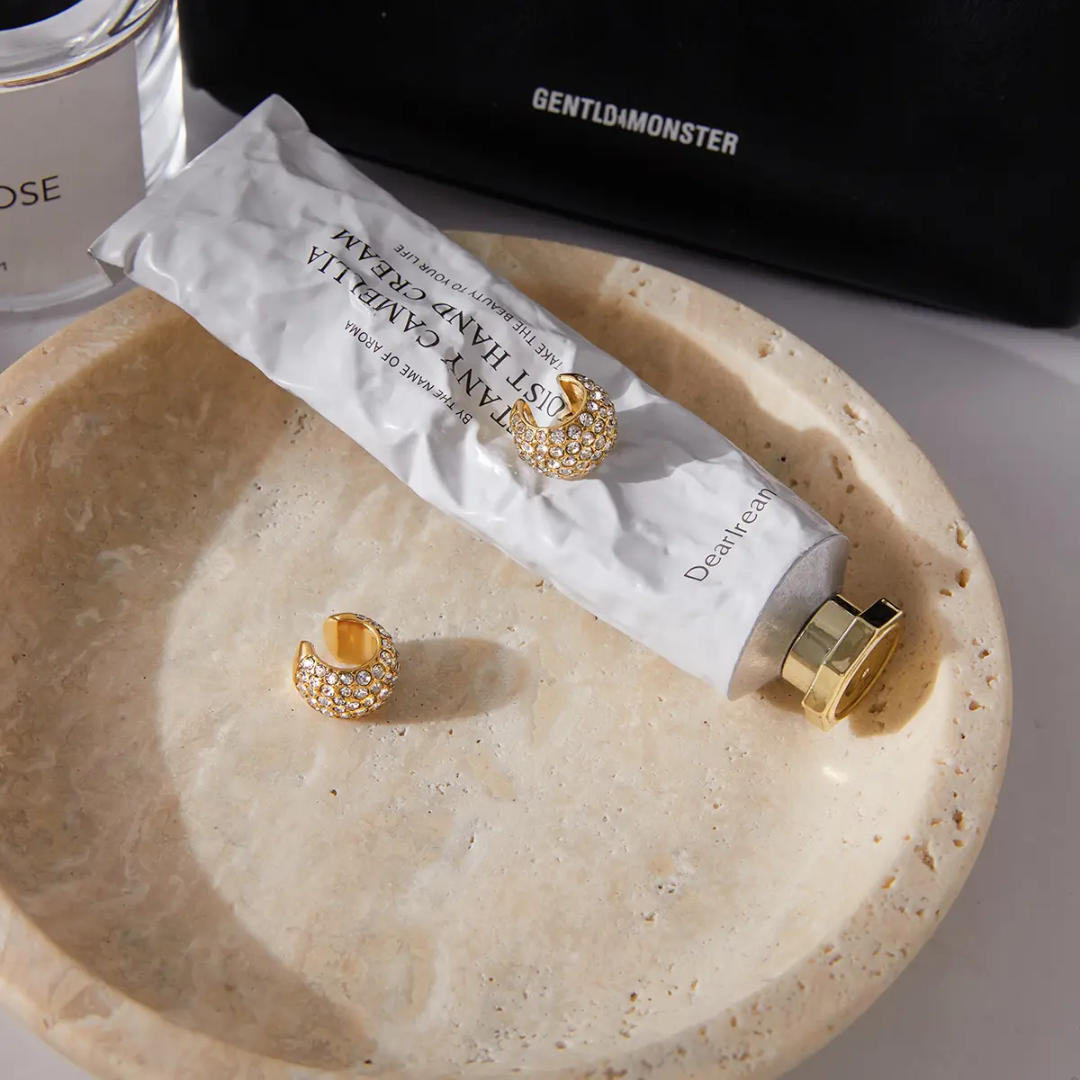 Disco Diamond Statement Earcuffs(PAIR)✨
