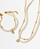 Xavi Pearl Layered Necklace✨