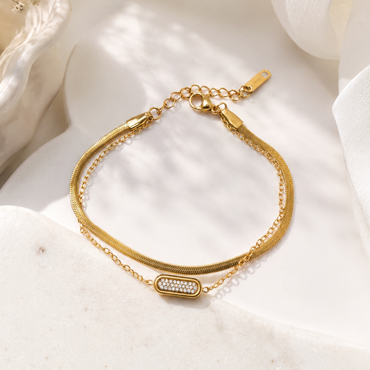 Pawi Layered Gold Bracelet