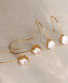 Gemini Drop Diamond Earrings✨