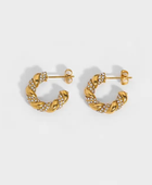 Georgi Twisted Gold Hoops