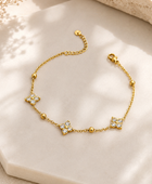 Tarini Clover Diamond Bracelet