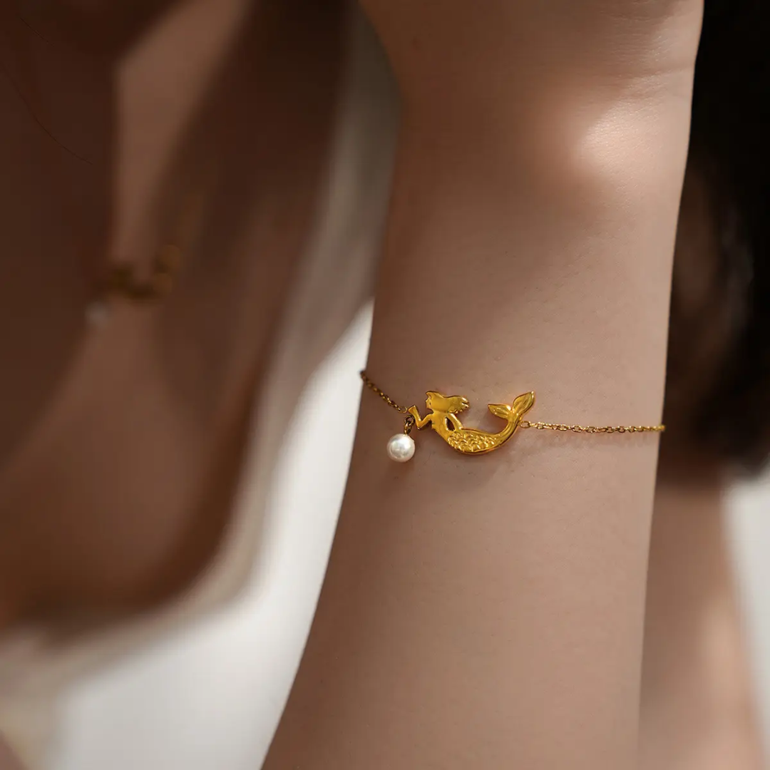 Mermaid Pearl Bracelet