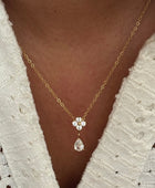 Ilora Flower Diamond Necklace✨