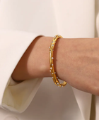 Glam Pearl & Diamond Cuff