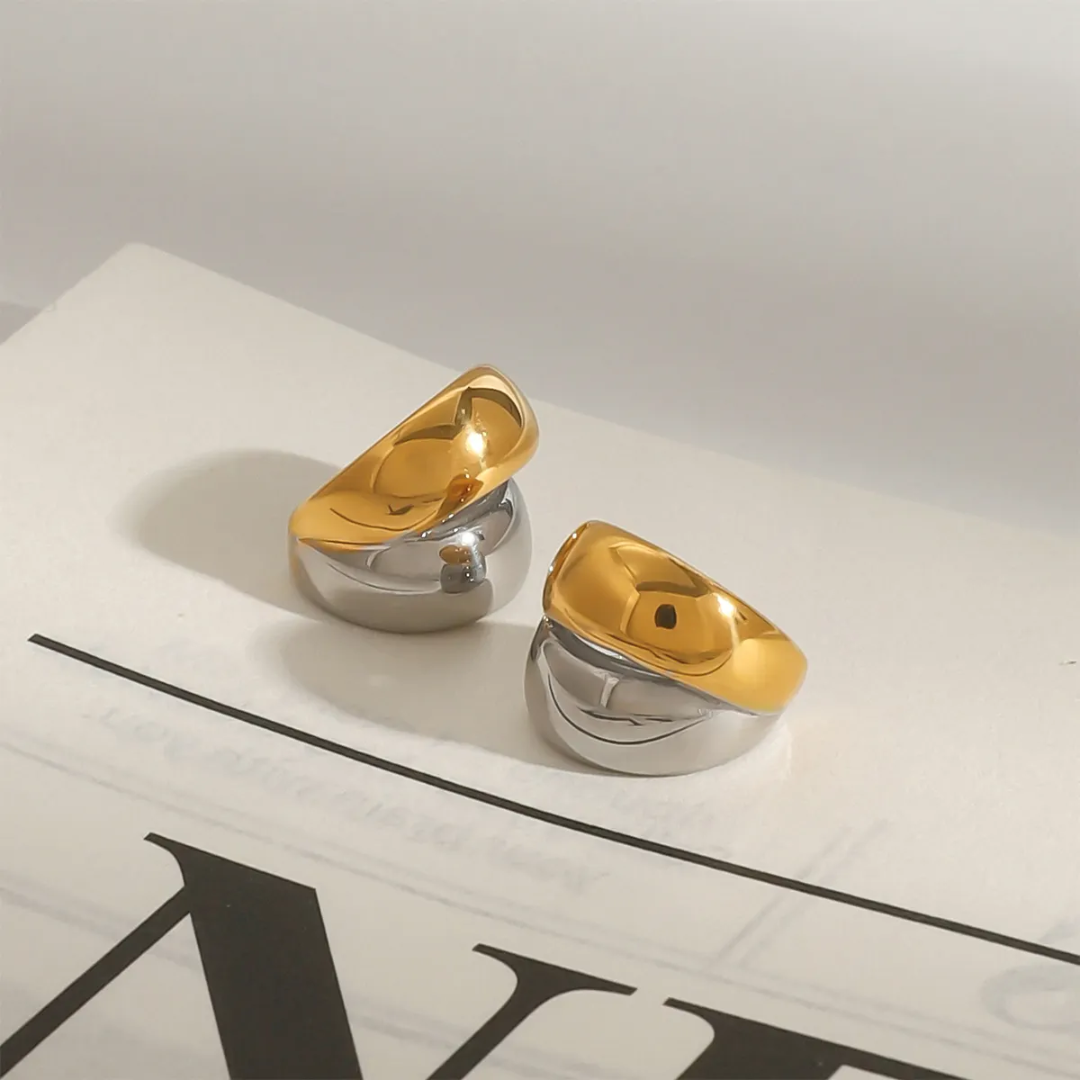 Yva Dual Colour Earcuff