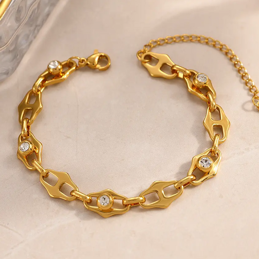 Mesha Linked Diamond Bracelet