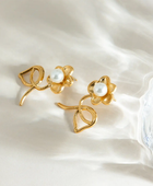 Flower of Spring Pearl Earrings