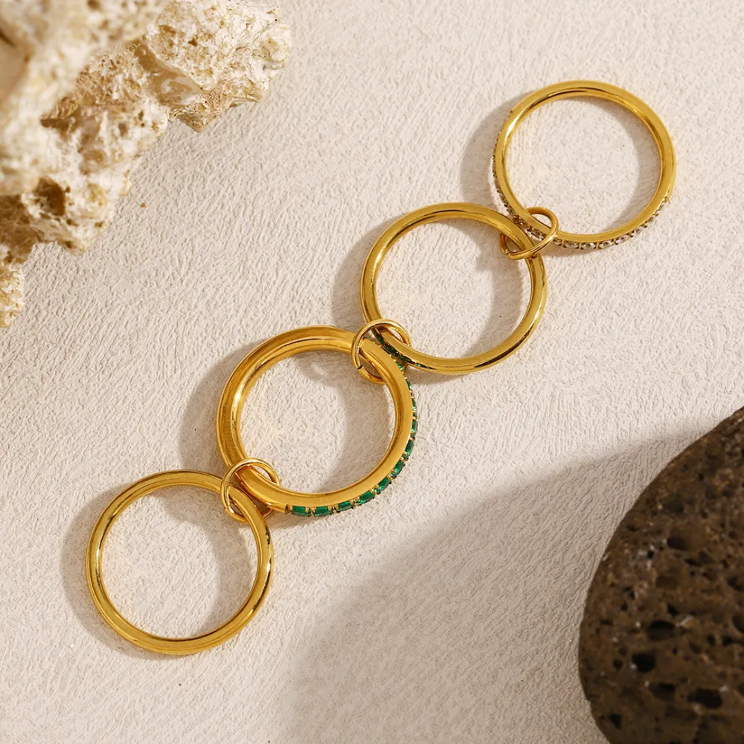 Mazina Stackable Gold Ring