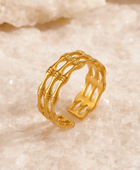 Lavish Layered Gold Ring