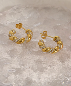 Georgi Twisted Gold Hoops