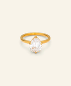 Kaylio Drop Solitaire Ring