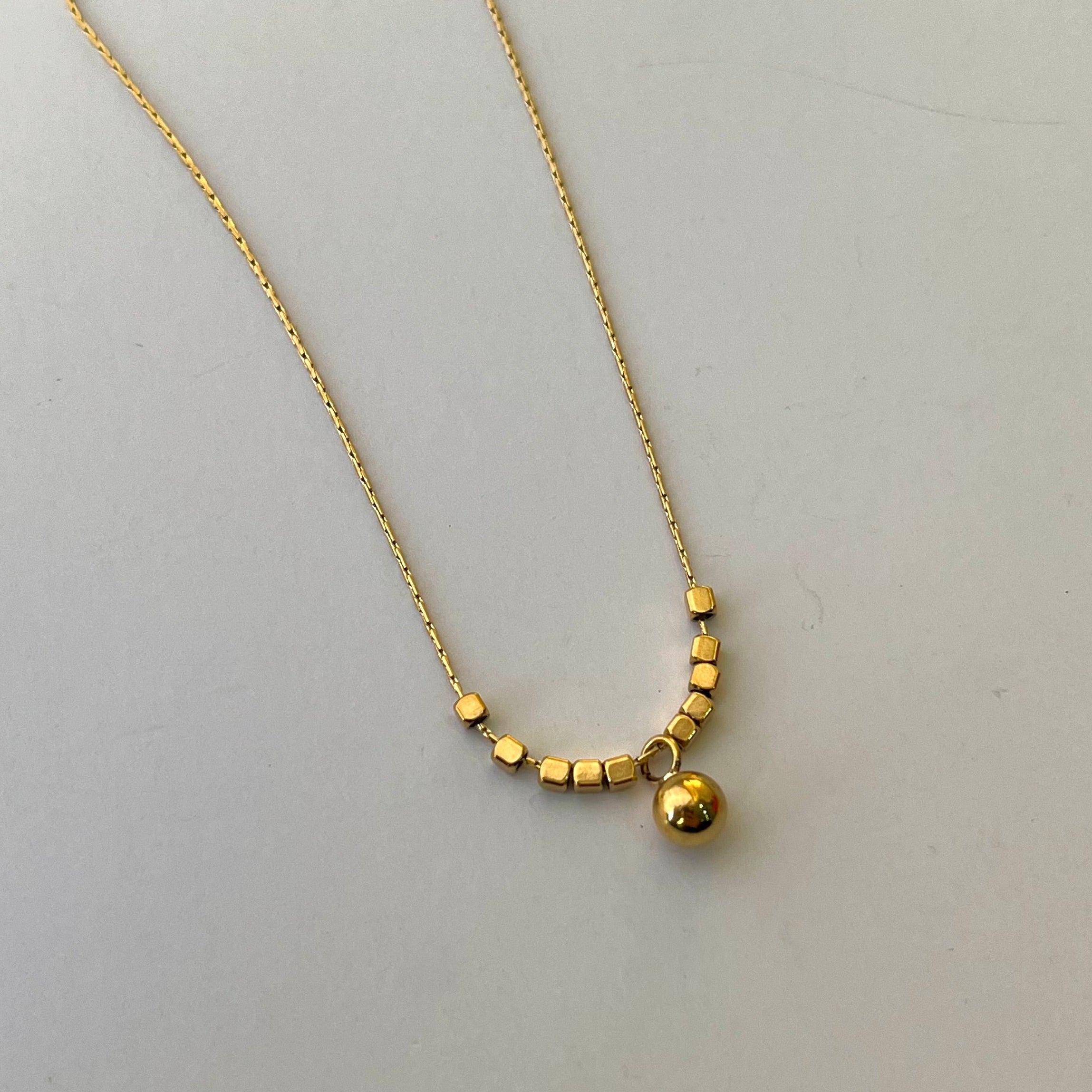 Belly Ball Dainty Necklace