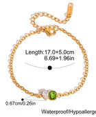 Piani Emerald Dainty Bracelet