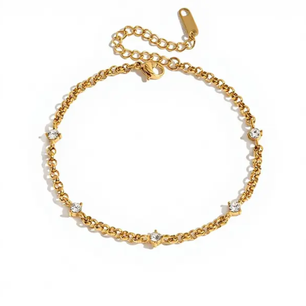 Starlink Diamond Gold Bracelet