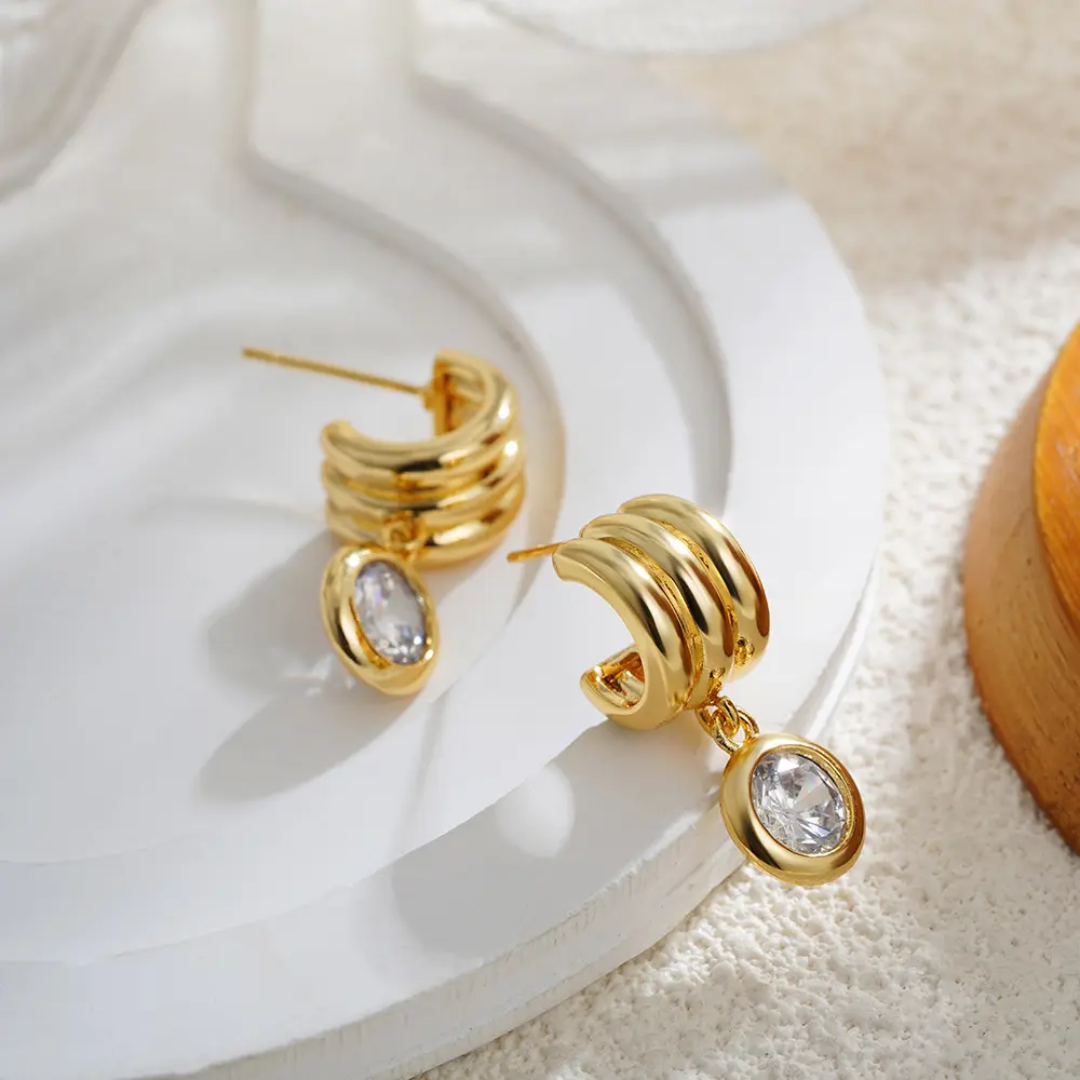 Lola Diamond Cute Earrings