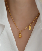Wish Bottle Gold Necklace✨