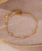 Havana Mini Clover Bracelet