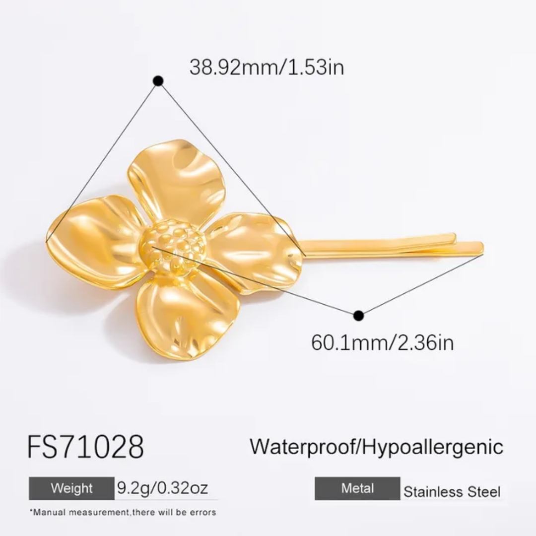 Girlie Statement Gold Clips