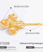 Girlie Statement Gold Clips❤️