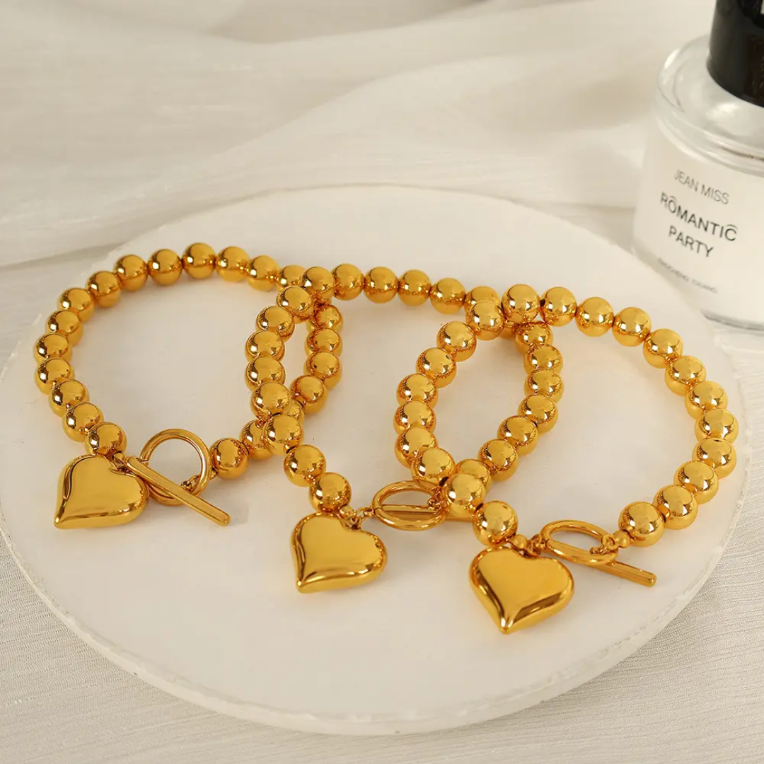 Givai Heart Ball Bracelet