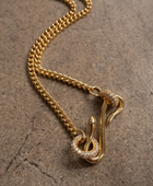 Domiz Ring Joint Gold Necklace