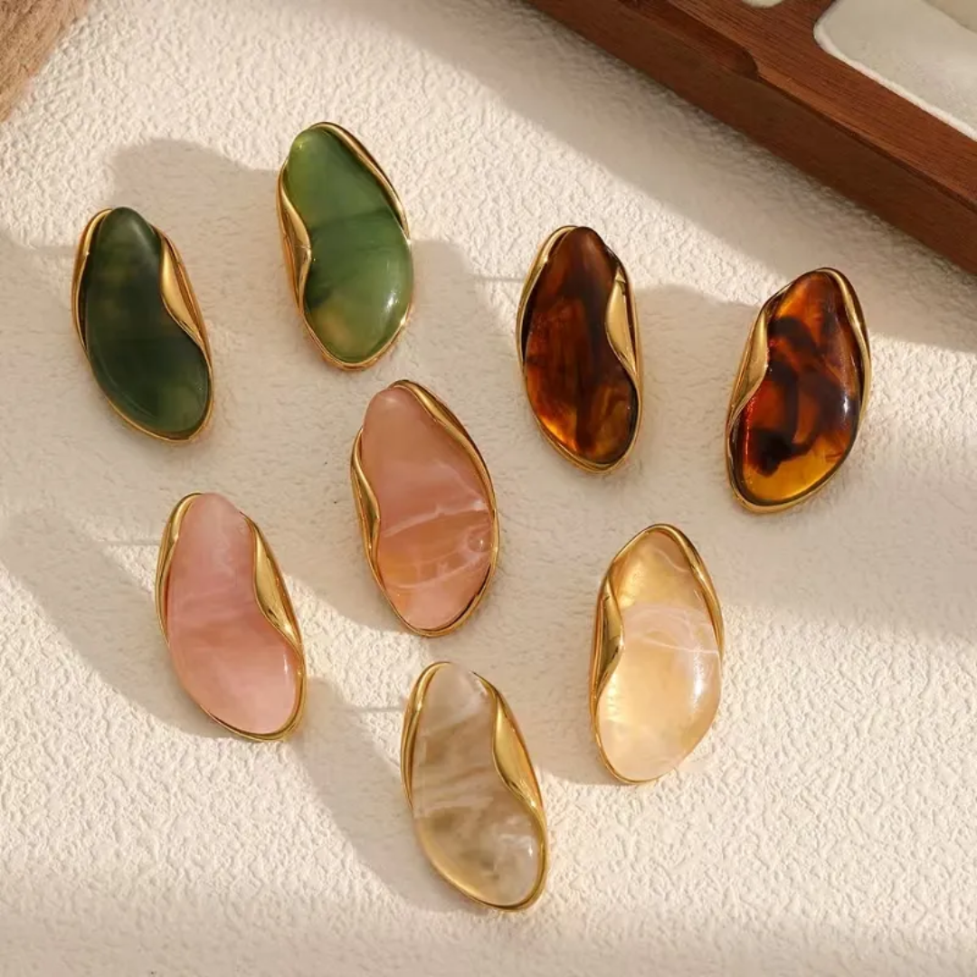 Thalia Stone Statement Earrings