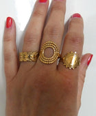 Guci Statement Gold Ring